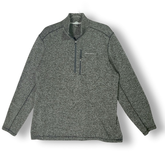 Eddie Bauer Other - Eddie Bauer Men's Fleece Pullover Sz XL Half Zip Casual Gray